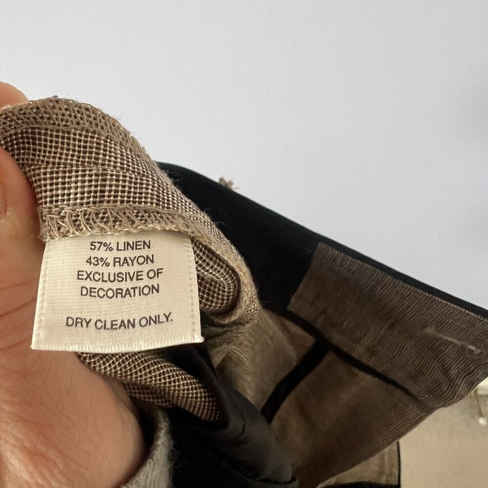 WHBM Linen Blend Suit Shorts - Picture 7 of 7
